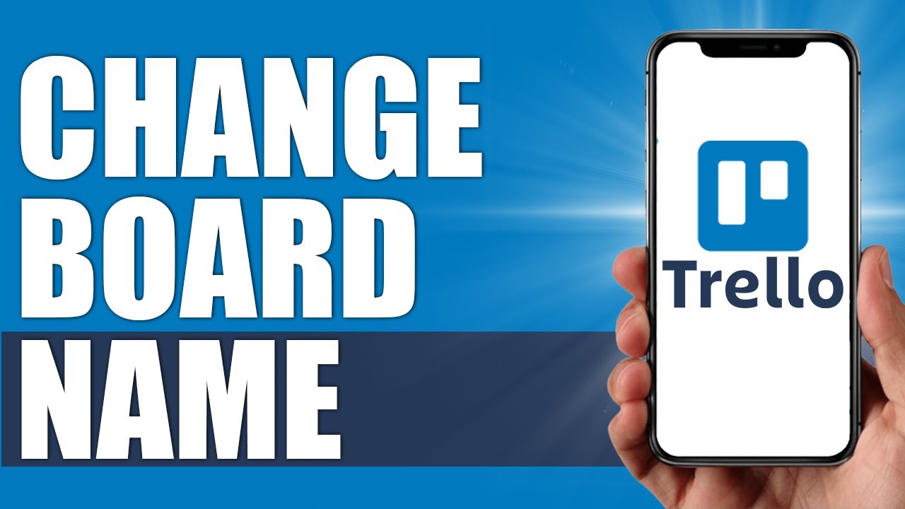 Trello Tutorial 2022 - How To Change Board Name In Trello