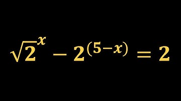 A Nice Exponential Equation | Math Olympiad Training