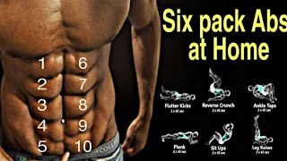 How to get 😱Sixpack abs at home 🔥 | Abs Workout 💪| ✅Top Abs Exercises for Sixpacks| SK Exercises