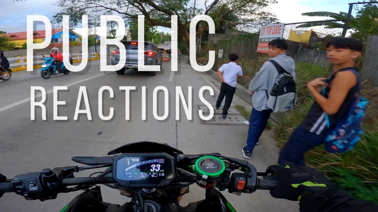 CRAZY BIG BIKE STREET REACTIONS - Z900 Inline 4