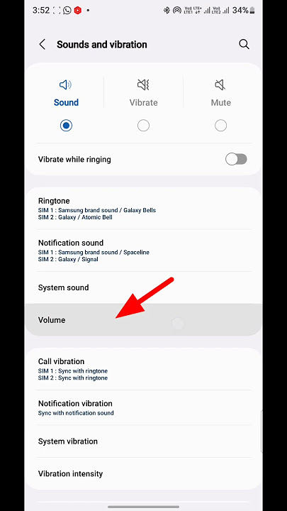 Increase Volume in Samsung Phone #s22ultra #s23ultra