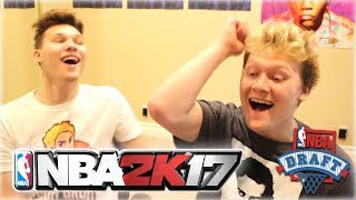 EPIC REAL LIFE DRAFT 'N' PLAY vs. JESSERTHELAZER WITH FORFEIT!!! | NBA 2K17