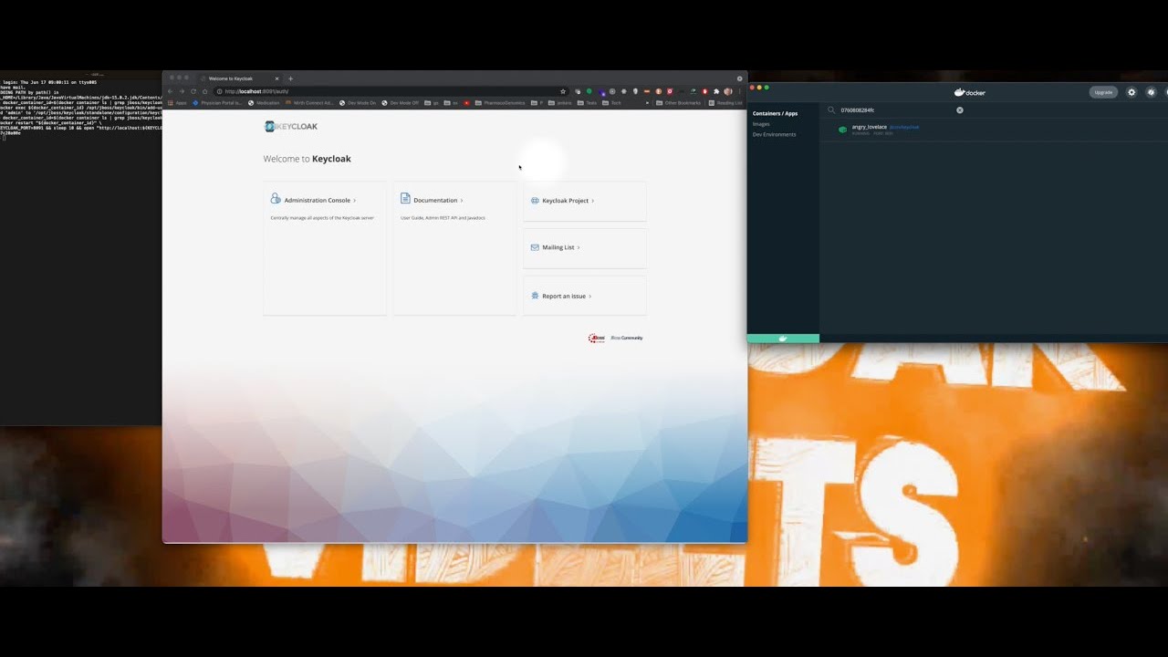 How to run keycloak in docker? YouTube