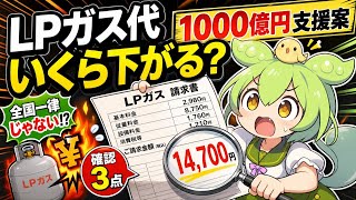 LPガス代1000億円支援案、請求書はいくら下がる？確認すべき3点