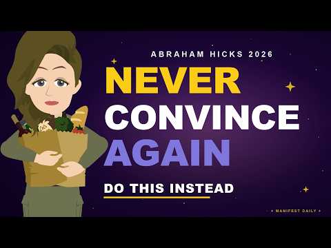 What If You Never Had To Convince Anyone Of Anything Again? | Abraham Hicks 2026