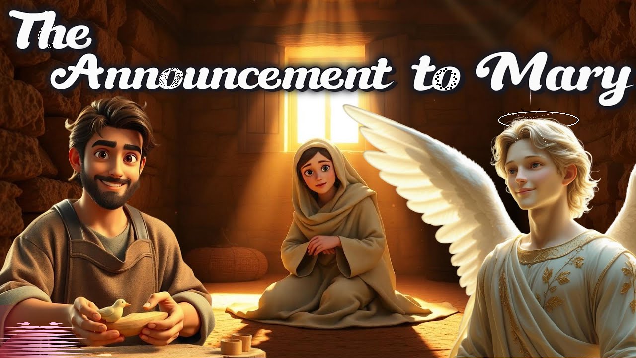 The Announcement to Mary by Angel Gabriel:- Bible Animated stories