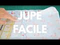 Tuto couture facile: une jupe sans patron