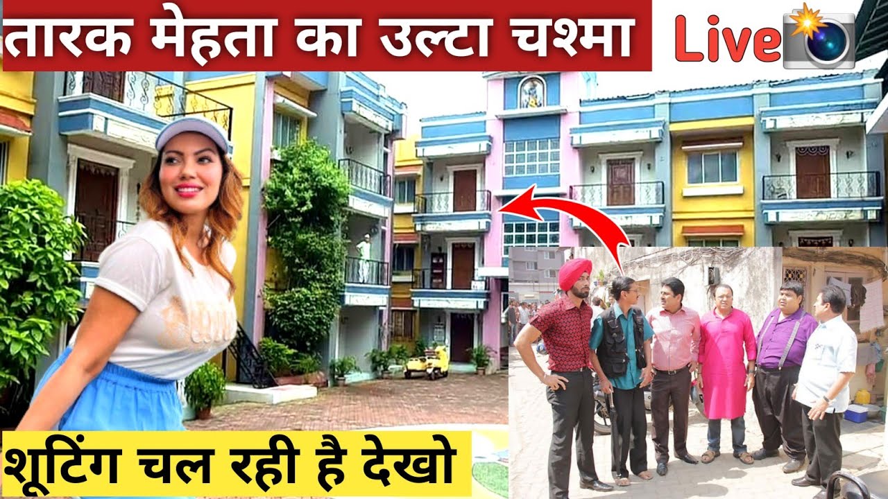 Live shooting of Tarak Mehta Ka Ooltah Chashma🤓||Film City Tour||Film city Mumbai||Live shooting