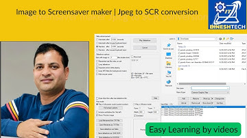 Screensaver maker Jpeg to SCR conversion