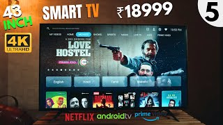 Top 5 Best Android 4K Smart TV Under 20000 in 2024Best 43 Inch 4K Smart TV Under 20000 in 2024