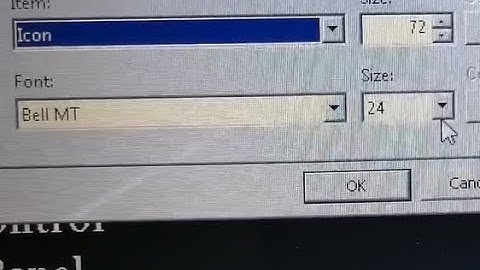 windows 7 ultimate me icon font size kaise change kare !! how to change icon font size in laptop