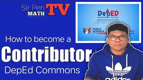 How to become a Contributor | DepEd Commons