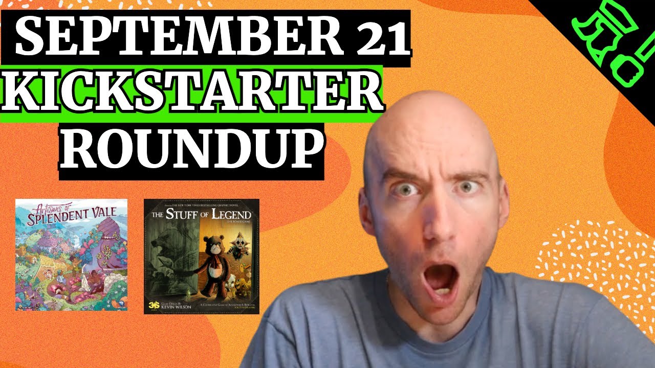 The Best ALL NEW Board Game Kickstarter/Gamefound Round-Up on the Internet - Week of Sept 21!