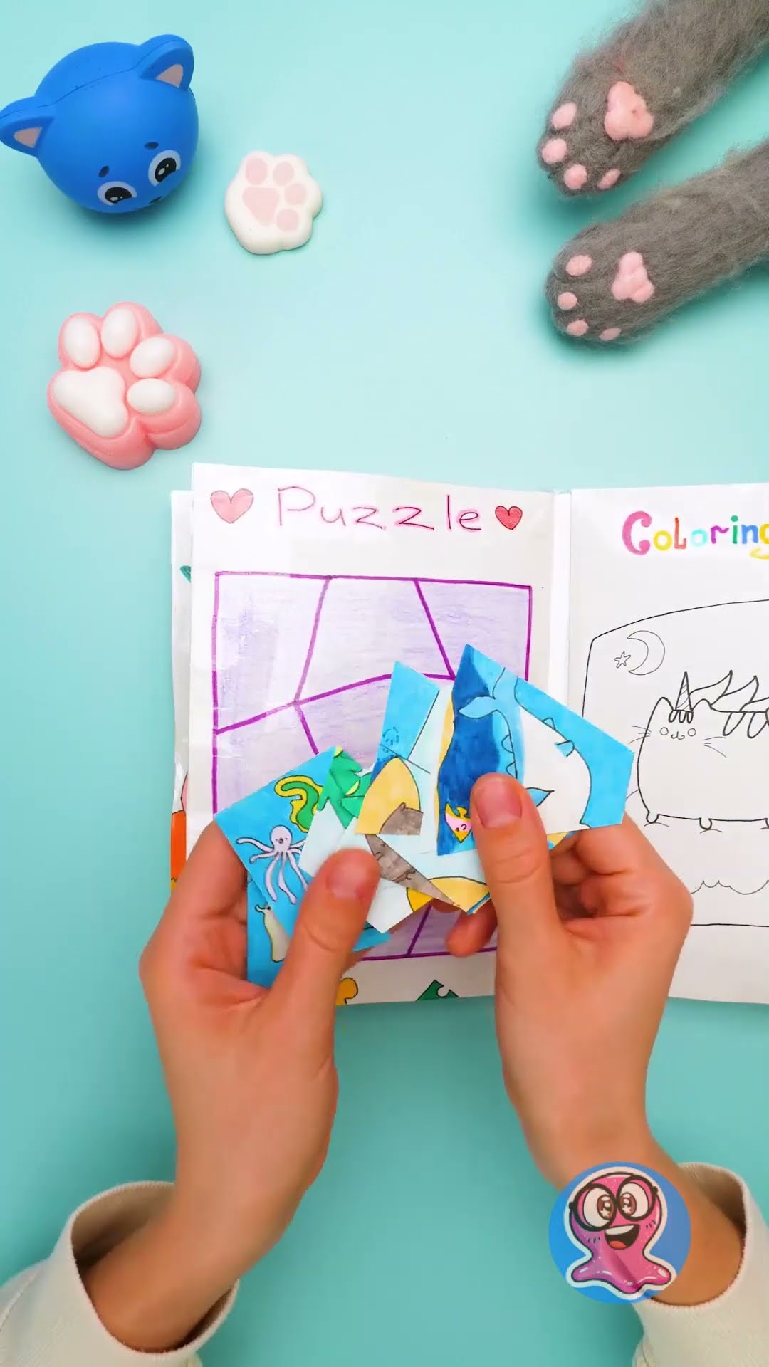 Libro tranquilo y perfecto de Pusheen ? #diy