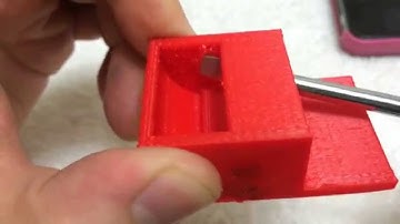 da Vinci 3D printer 1.0 review My First Print from Thingiverse