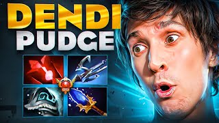 ЛЕГЕНДАРНЫЙ ПУДЖ ОТ ДЕНДИ РАЗВАЛИЛ ВСЮ МАПУ 🔥 | Dendi Pudge 7.35d