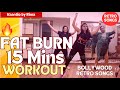 15 min fat burning  workout for beginners  bollywood retro songs    kaardiobyrima