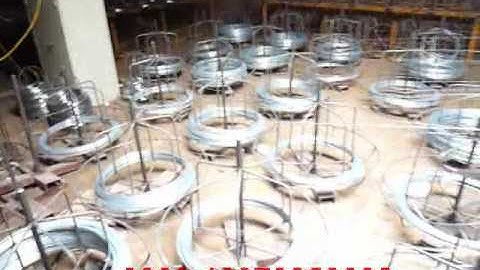 thick wire coil feeding welded mesh roll machine