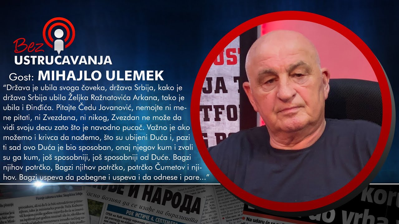 BEZ USTRUČAVANJA - Mihajlo Ulemek: Ceca je povukla mačka za rep,sad ću sve podatke izneti u javnost!