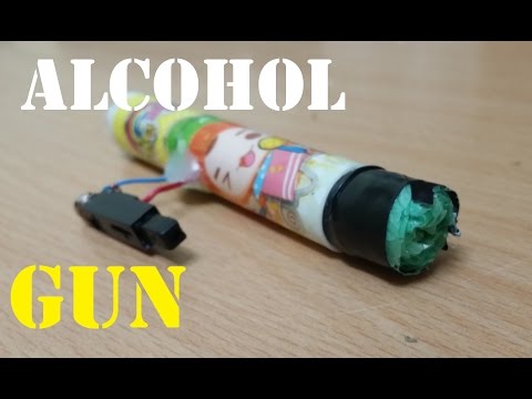 How To Make A Simple Alcohol Gun | Alcohol Bazooka | Toy Weapon