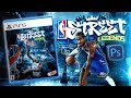 I made a nba street game cover in photoshop