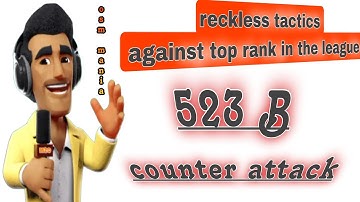 OSM TACTICS 2024 : Reckless Tactics  OSM 523B Counter Attack ( red referee) part 3