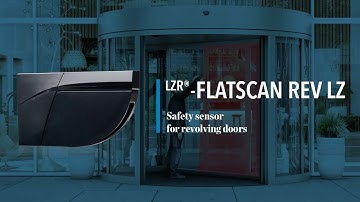 LZR®-FLATSCAN REV LZ -  Safety sensor for revolving doors (product)