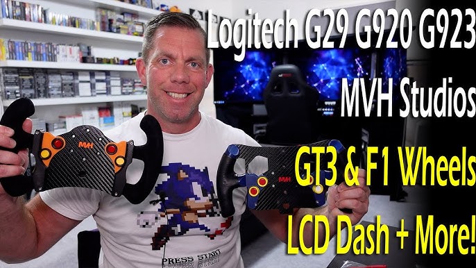 Logitech G27 / G29 / G920 / G923 Formula style steering wheel mod