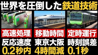 【衝撃】日本が開発した「鉄道技術」トップ6が最強すぎた…