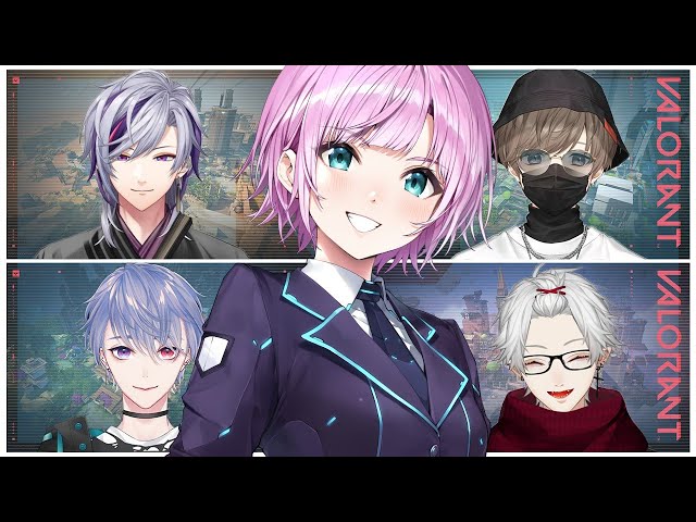 【VALORANT】w/叶、葛葉、弦月藤士郎、不破湊【夕陽リリ/にじさんじ】のサムネイル
