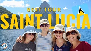 🇱🇨 SAINT LUCIA'S BEST Tour! Pitons, Mud Baths & Catamaran Adventure