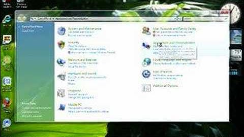 Windows Vista Personalization menu not working
