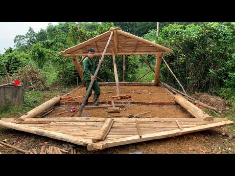 Build a wooden house new (CABIN) I'm so happy to build a wooden house on my land