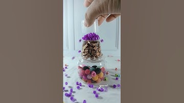 How Many Levels of Marbles Beads in Reverse Video? #satisfying #reverse #shorts