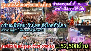 ทำไมUNESCO&สื่อเอเชียตอกย้ำสงกรานต์ไทยสร้างความสามัคคี&ให้อภัย ฟาดเงิน52500ล้าน+พัทยาวันไหลร่วม20ปี?