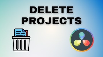 How to DELETE Projects in DaVinci Resolve 18 (EASY)