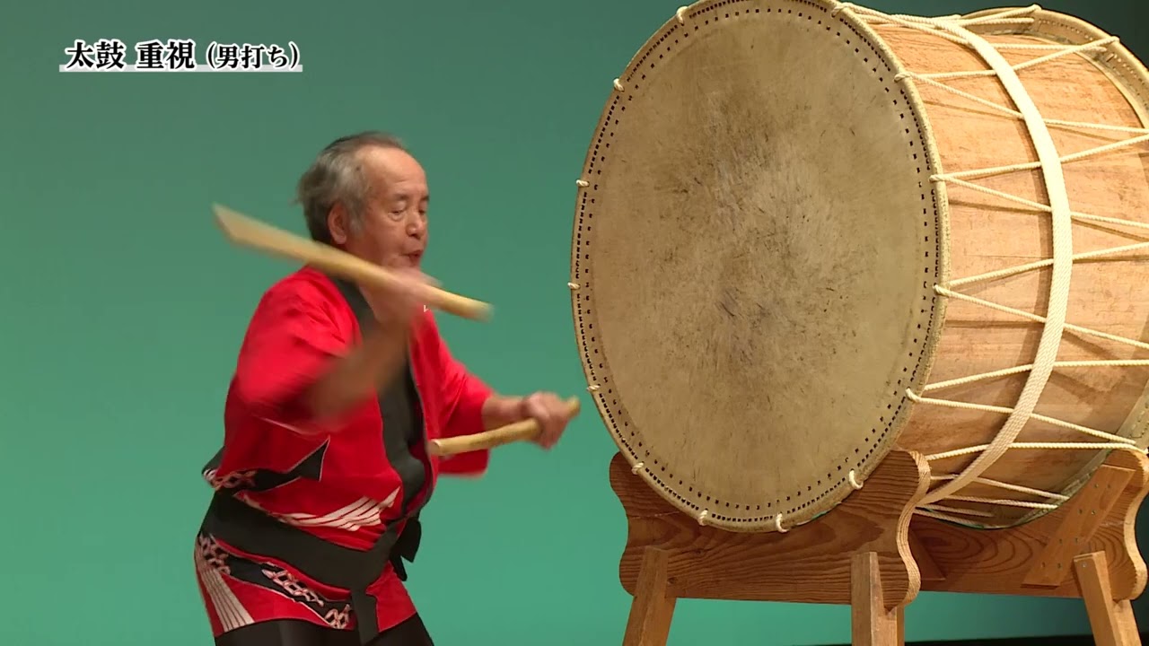 中山いさい踊り07 太鼓重視（男打ち） - YouTube