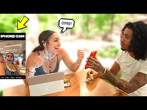 PICKING UP COLLEGE GIRLS USING ONLY MY PHONE CAMERA!