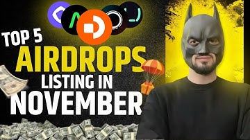 5 Airdrops Listing in November 2025 🚀 | Best Crypto Airdrop | Crypto Airdrops 2025