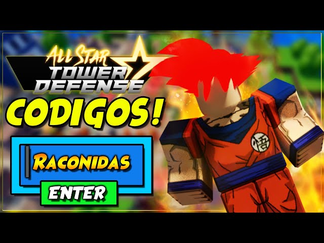 CODIGOS de ALL STAR Tower Defense 🌟( Codes de GEMAS, MONTURAS,PERSONAJES)  - Roblox 