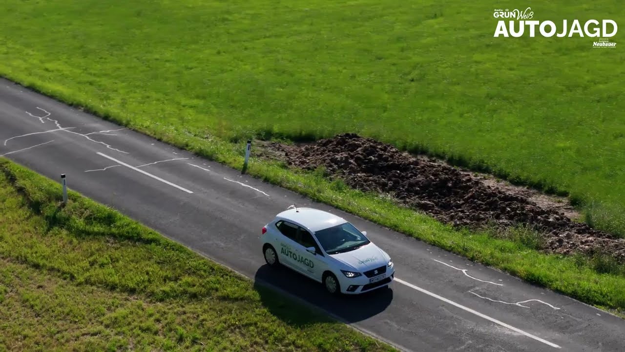 Drohnenaufnahmen | Autojagd Radio GrünWeiß