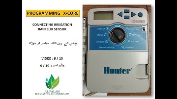 IRRIGATION CONTROLLER PROGRAMMING X CORE (VIDEO 9/10)