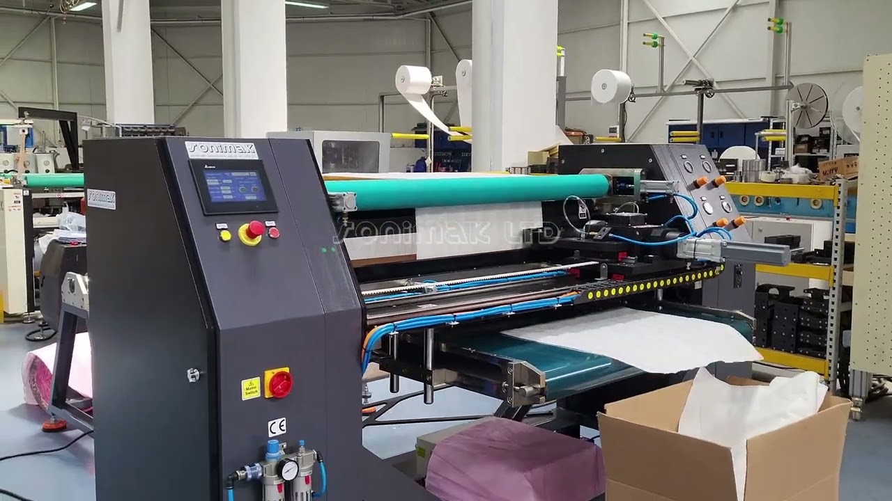 Pocket Filter Bag Roll Ultrasonic Crosscutter