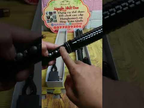 Video đèn PIN chích điện tự vệ HYX10 ĐẶT HÀNG LIÊN HỆ ZALO... - youtube