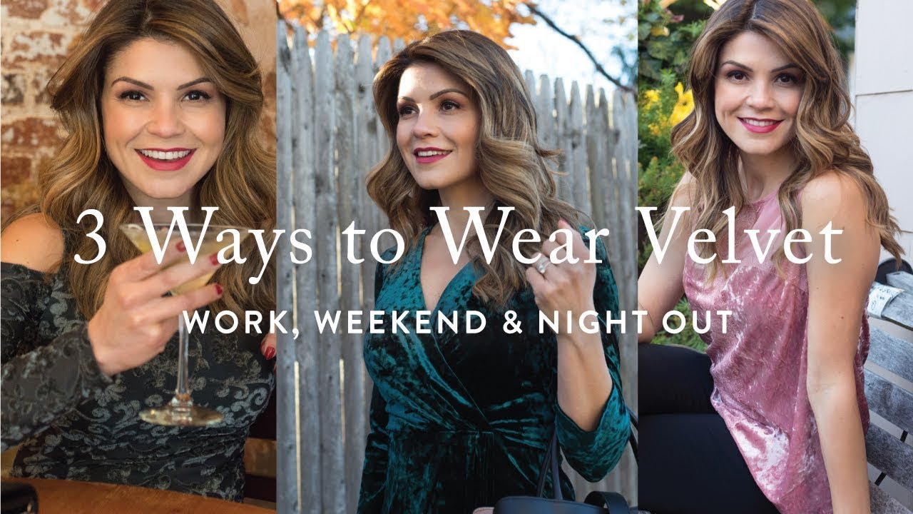 How to Wear Velvet In Fall - What Would V Wear