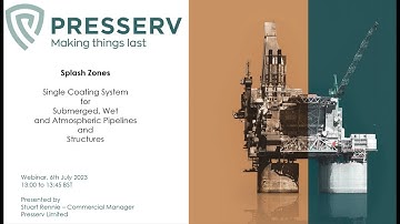 Splash zones - A single coating system for submerged, wet and atmospheric pipelines and structure