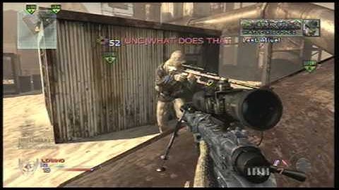 MW2 Gameplay: PRIVATE Match Quickscope Montage @ Rust & Vacant