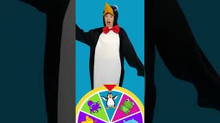 Spin The Magic Wheel Of Animals! 🐥🐙🐧 What Will Rachel Be Next? #Shorts #Kidsvideos #Toddlers