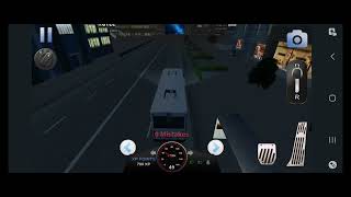 School Driving 3D Bus License - City Night Driving Level 8 (Exam) | DAF SB220 screenshot 1