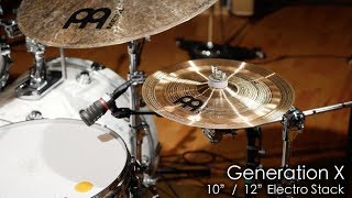 Meinl Cymbals GX-10/12ES Generation X 10"/12" Electro Stack